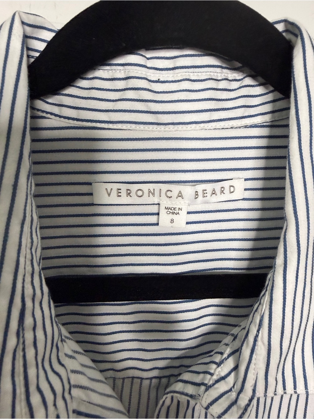 Veronica Beard Blue Striped Celeste Dress 8 - Picture 3 of 6